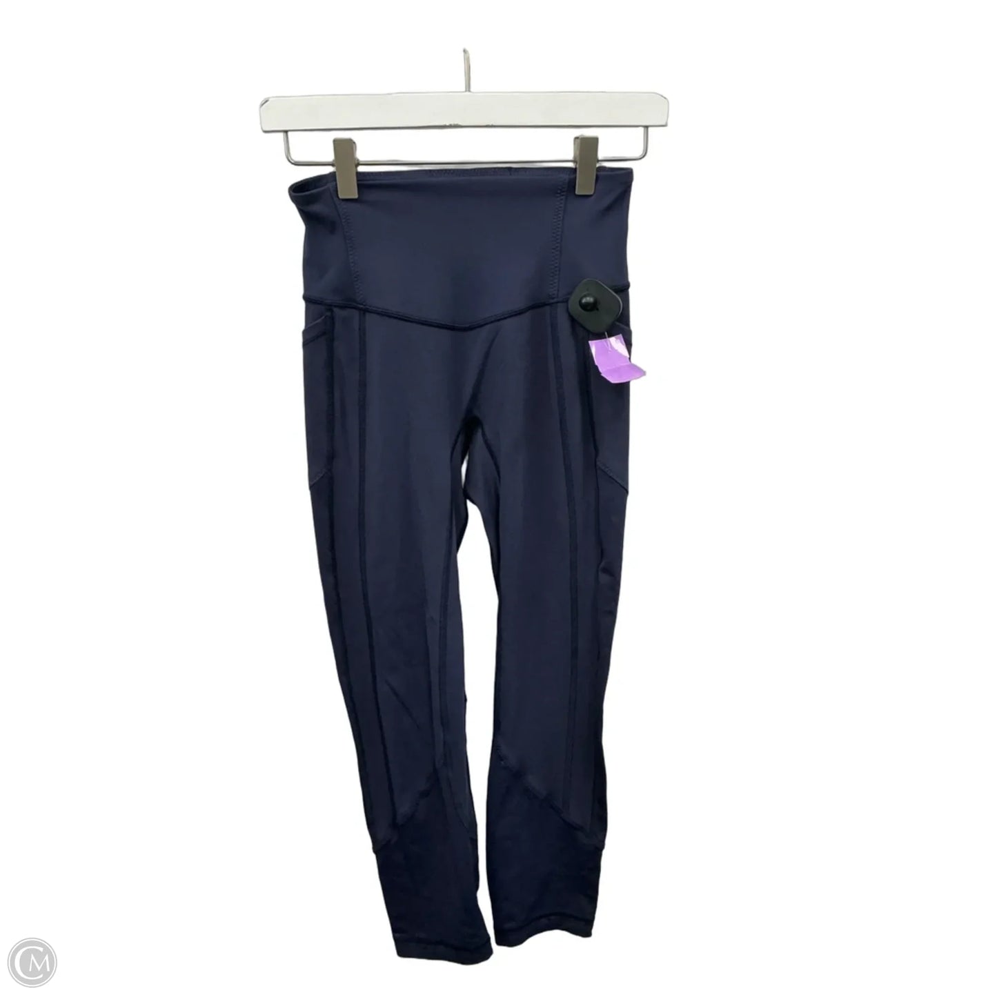 Athletic Capris By Lululemon In Navy, Size: S