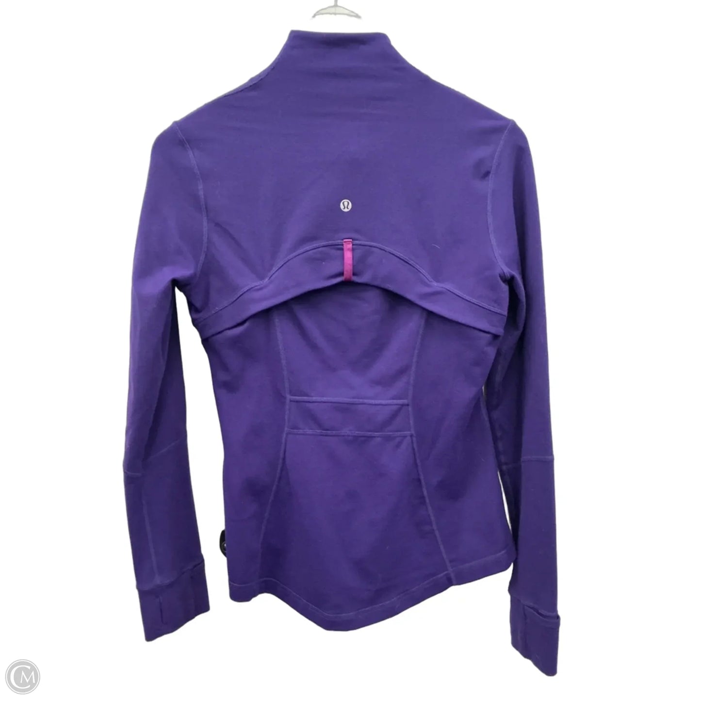 Athletic Jacket By Lululemon In Purple, Size: M