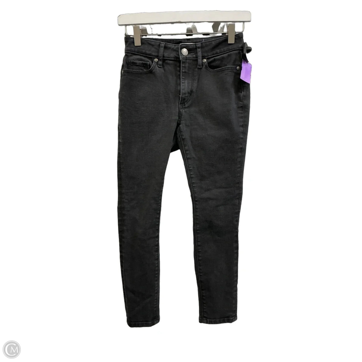 Jeans Skinny By Loft In Black, Size: 0