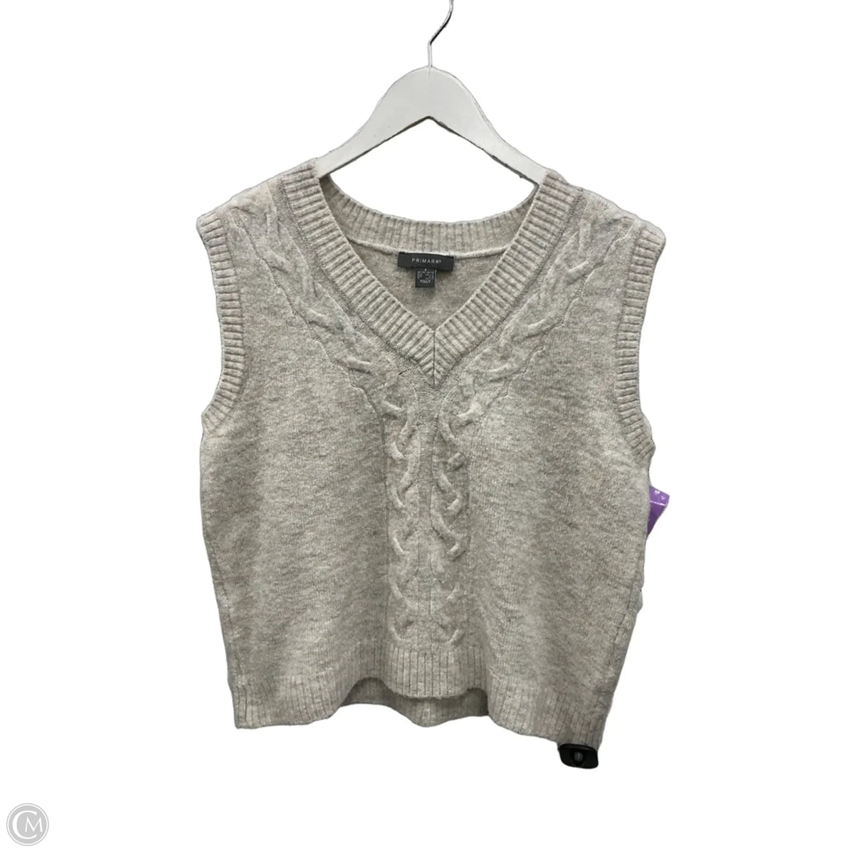 Vest Sweater By Primark In Beige, Size: S