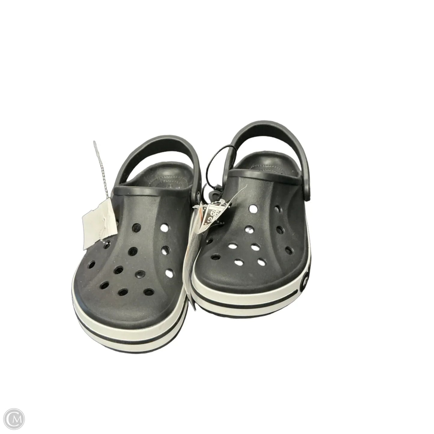Shoes Flats By Crocs In Black, Size: 7.5