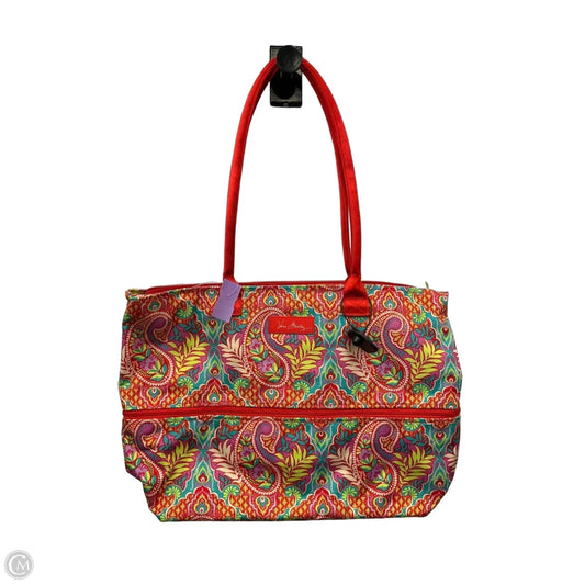 Handbag By Vera Bradley, Size: Large