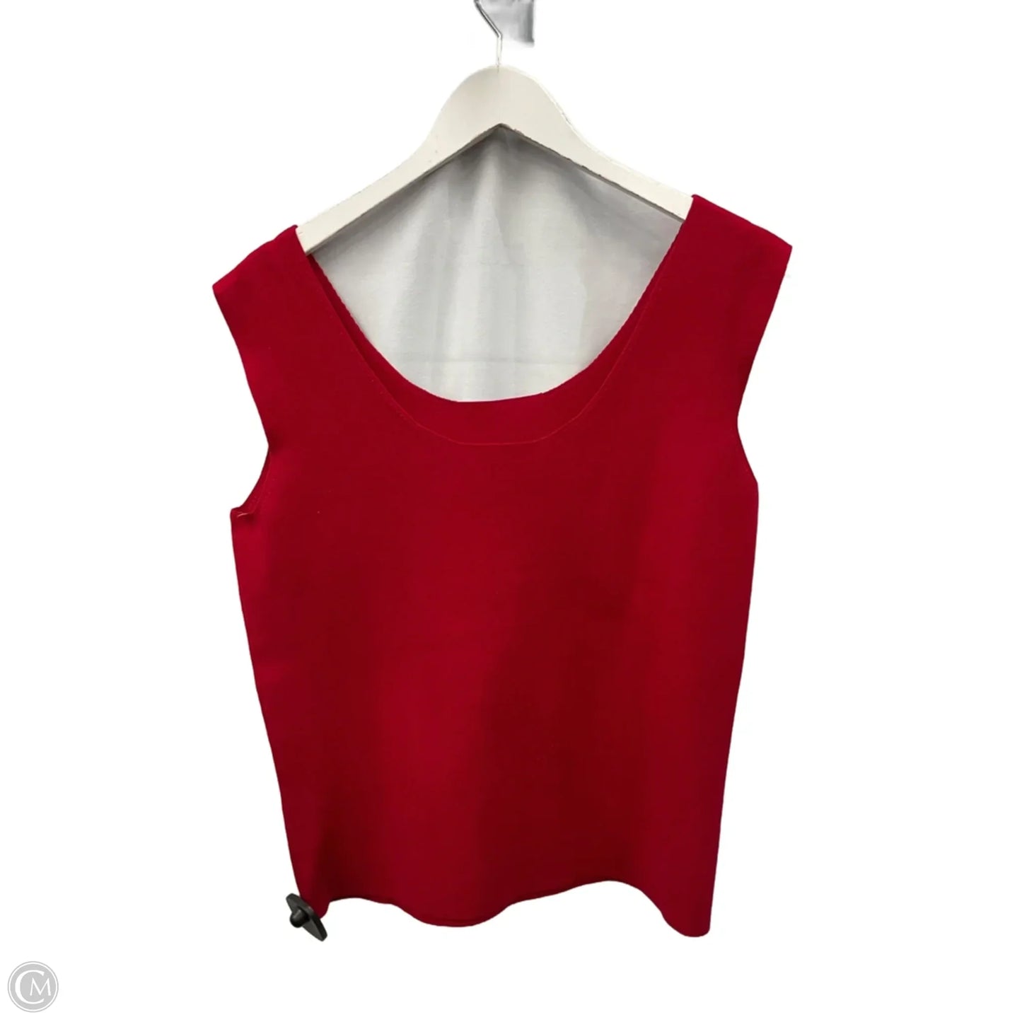Top Sleeveless By Ann Taylor In Red, Size: L