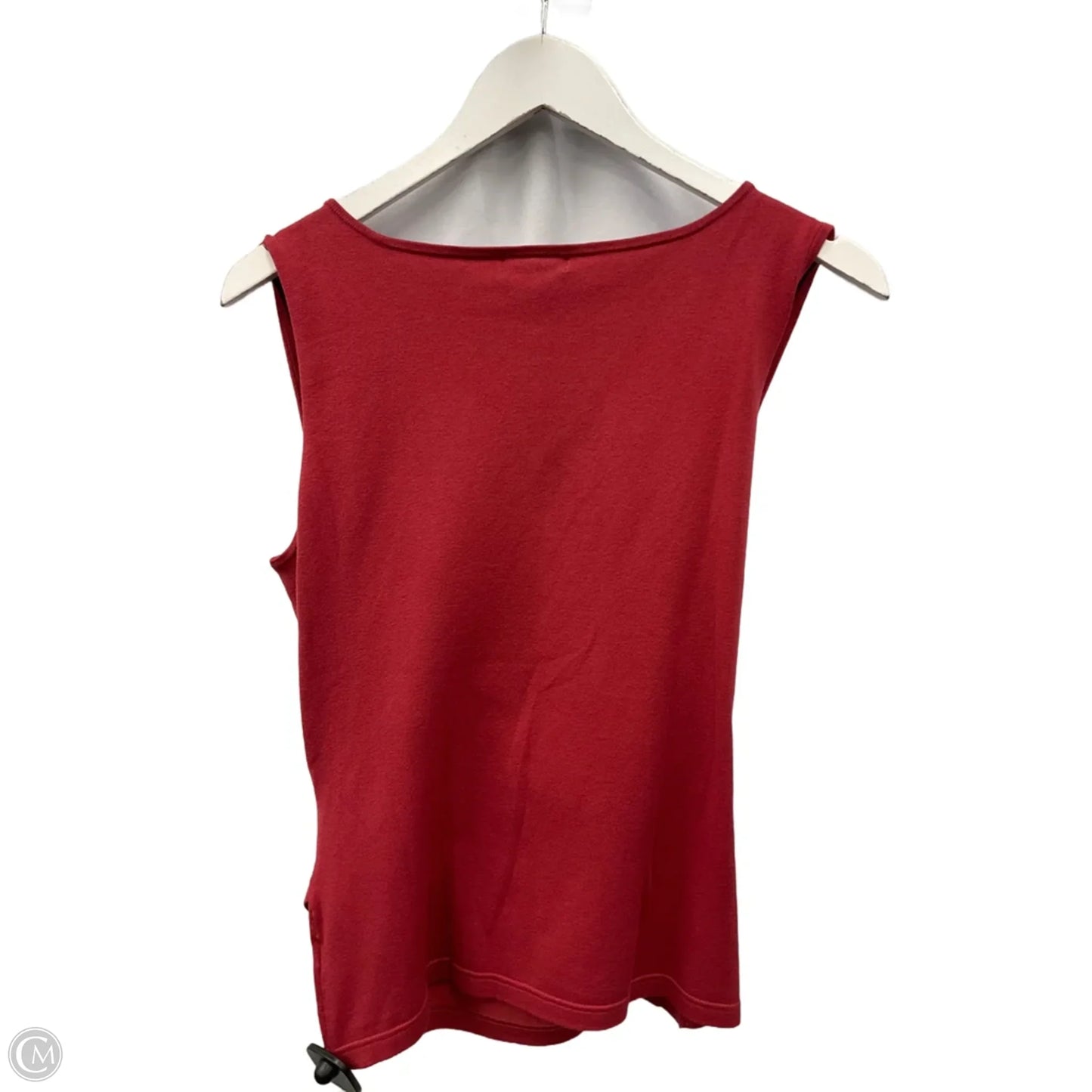 Top Sleeveless By Worthington In Red, Size: L