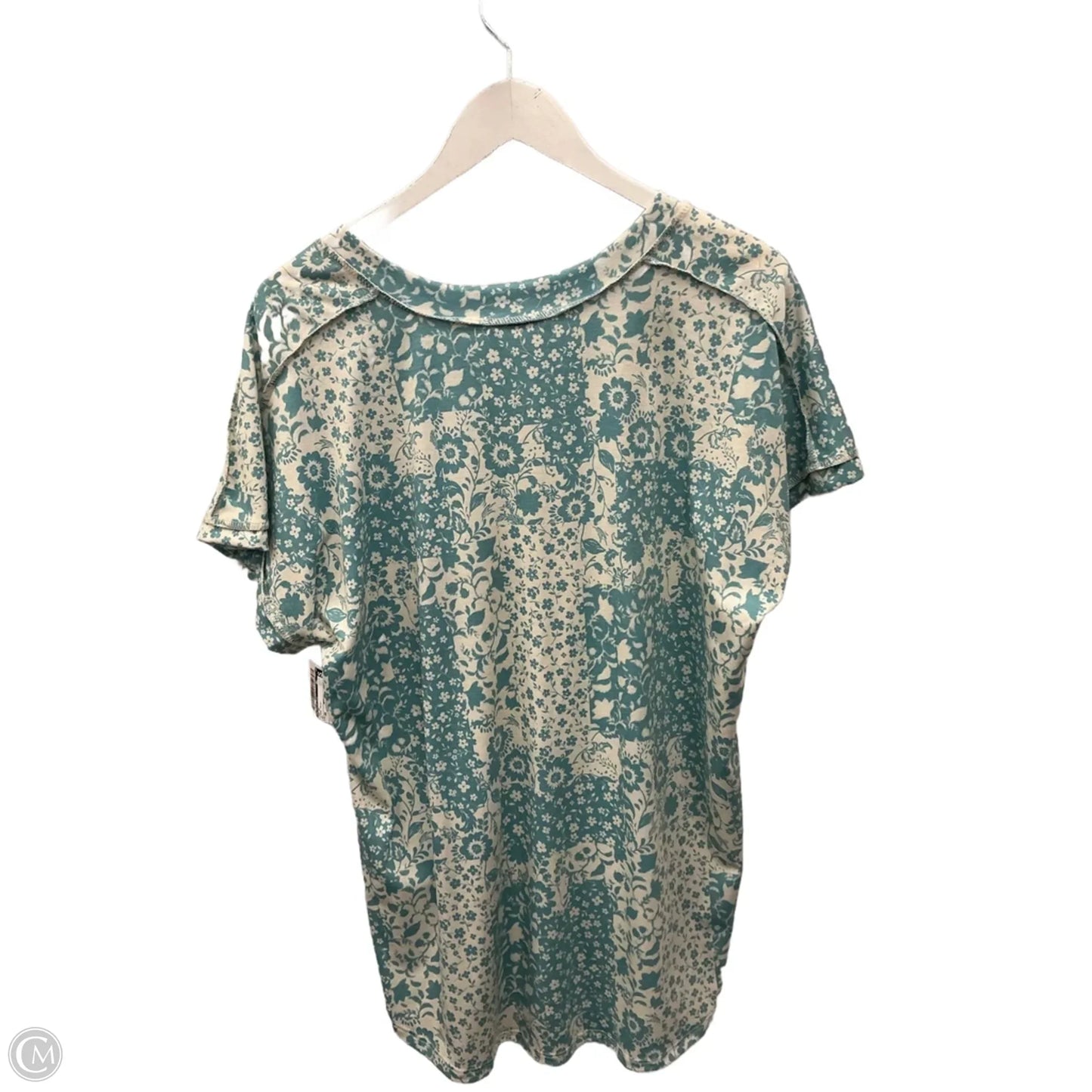 Top Short Sleeve By Heimish Usa In Floral Print, Size: 3x