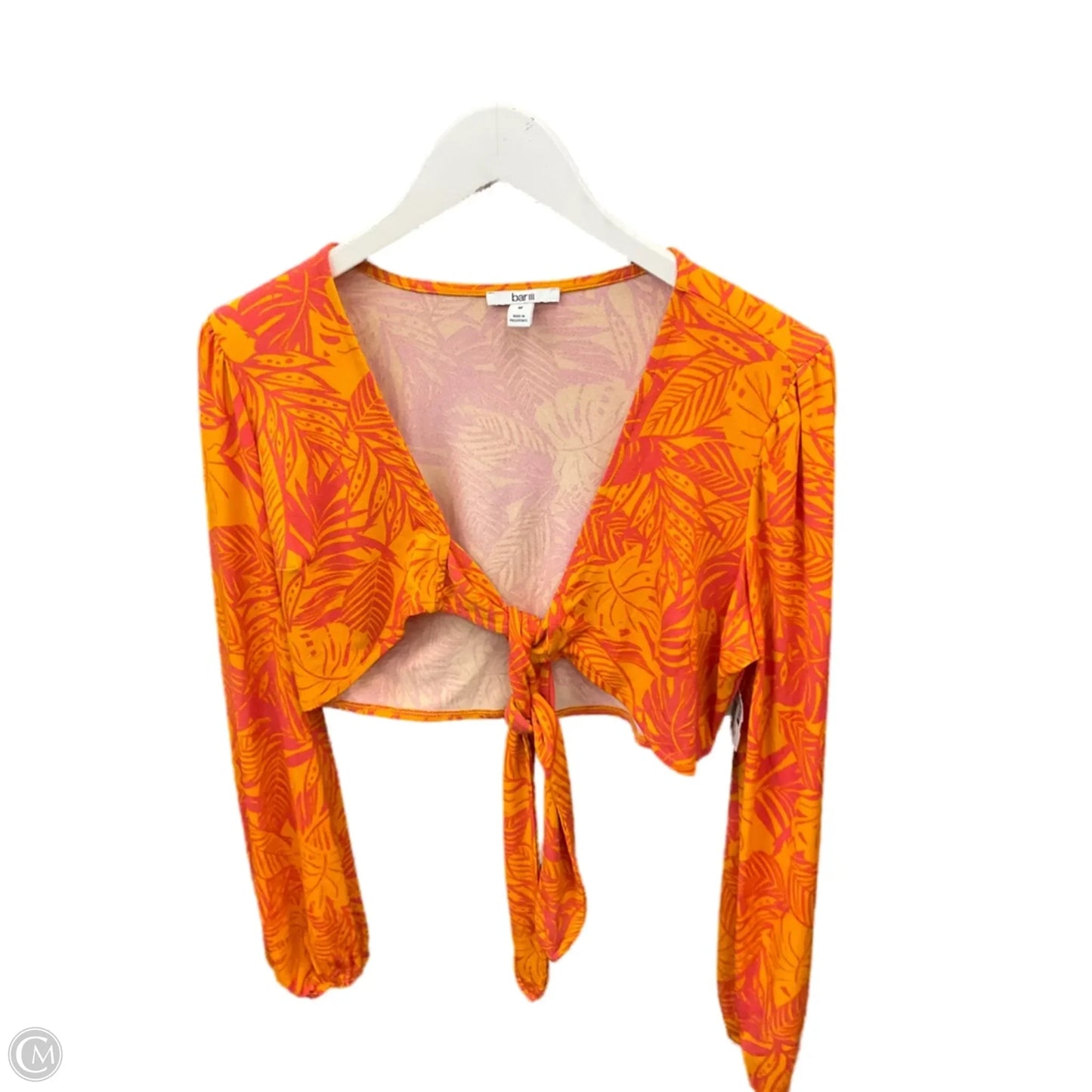 Cardigan By Bar Iii In Orange, Size: M