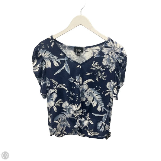 Top Short Sleeve By By & By In Blue, Size: L