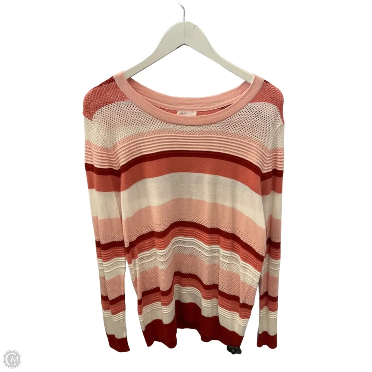 Top Long Sleeve By Market & Spruce In Orange, Size: L