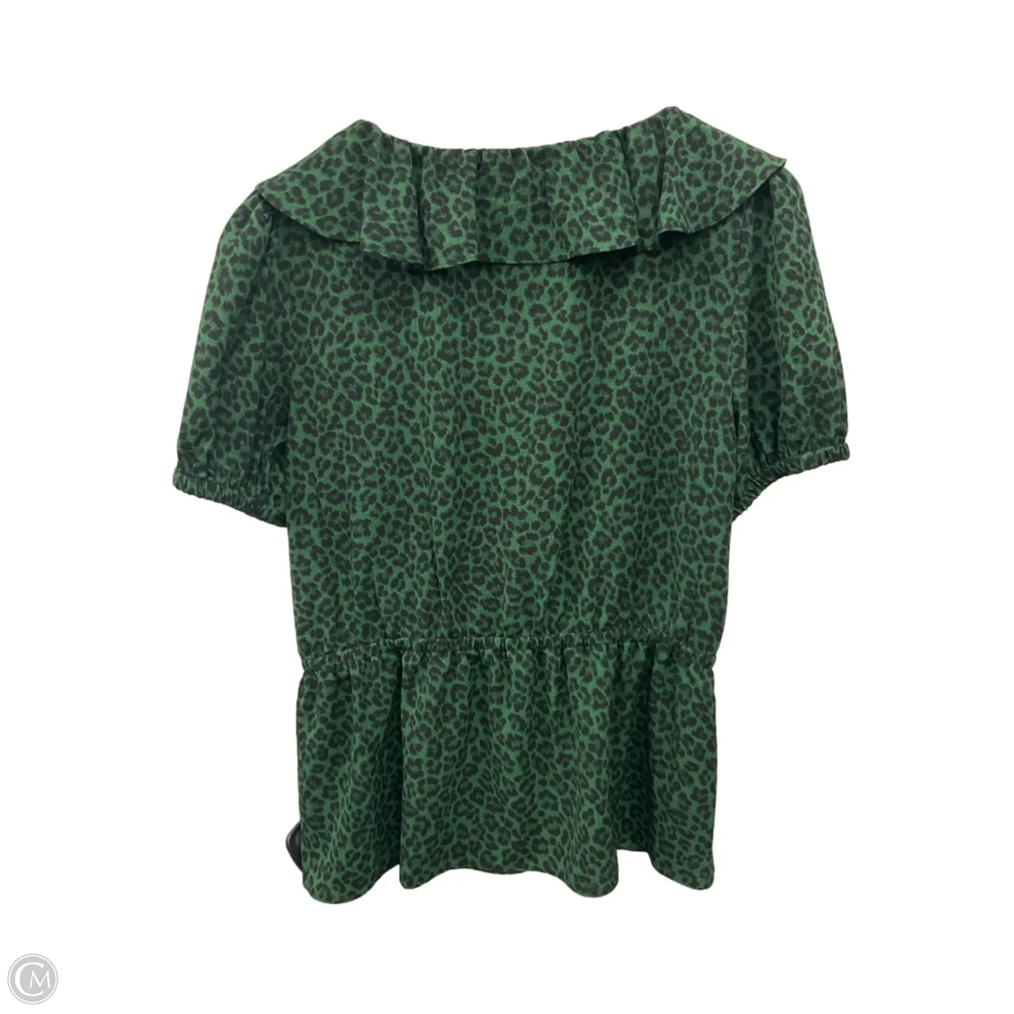 Top Short Sleeve By Michael By Michael Kors In Green, Size: Medium