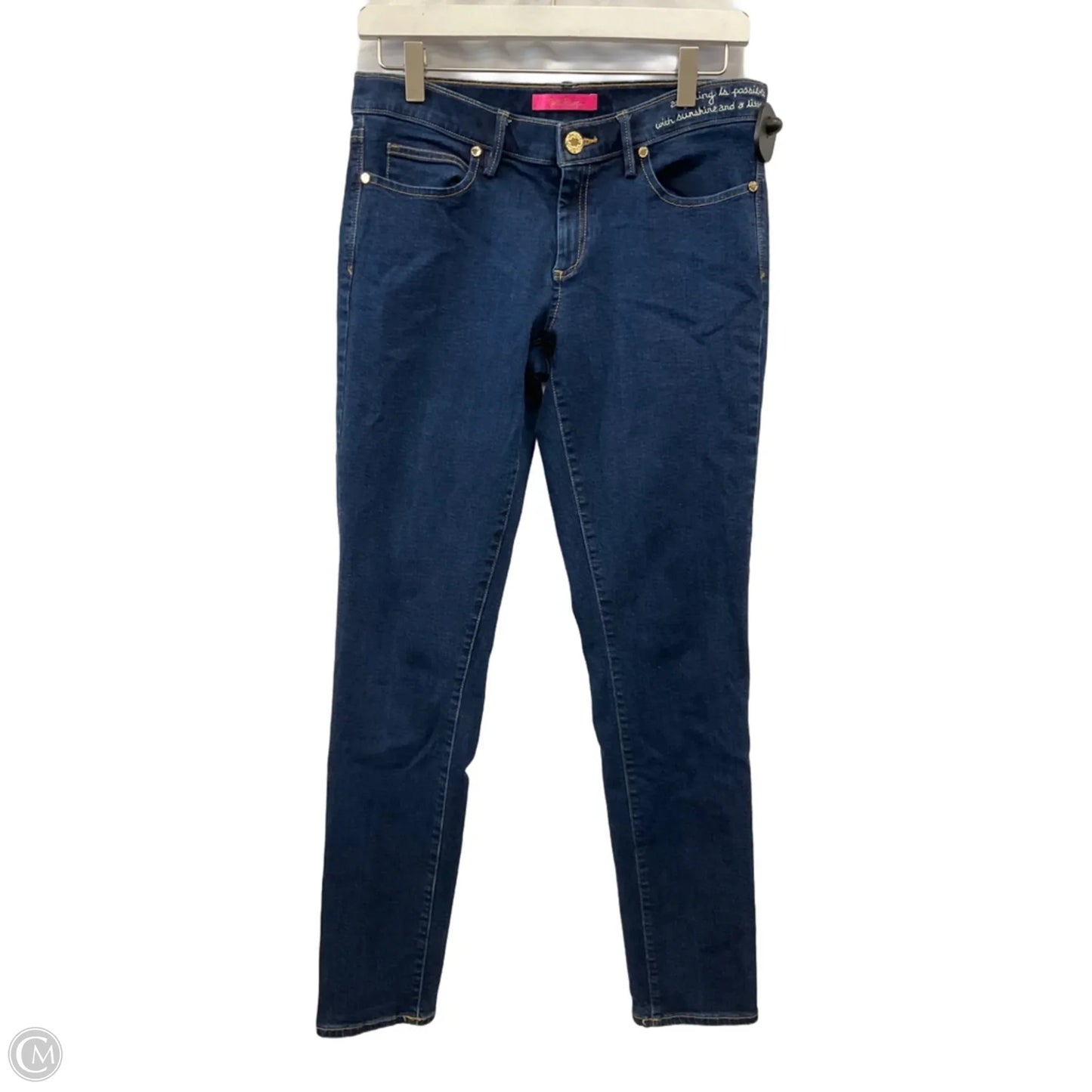 Jeans Designer By Lilly Pulitzer In Blue Denim, Size: 8