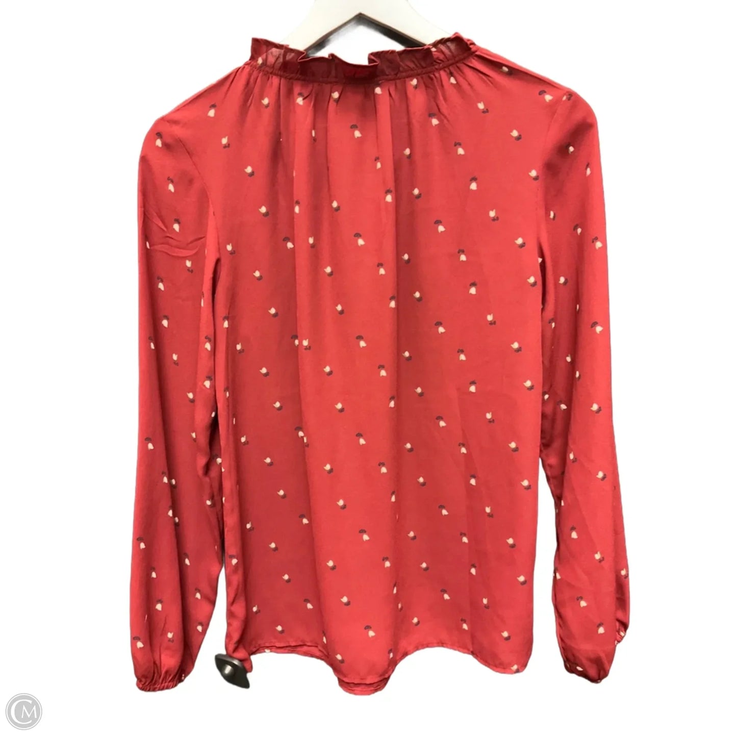 Top Long Sleeve By Loft In Red, Size: Xs