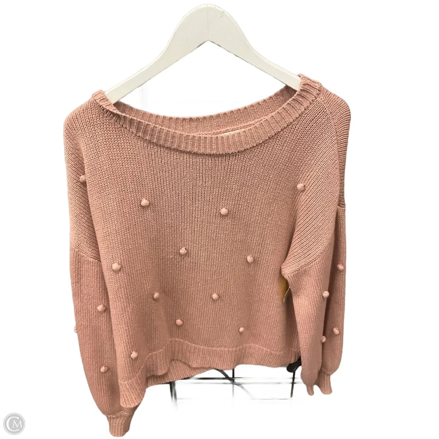 Sweater By Blu Pepper In Pink, Size: L