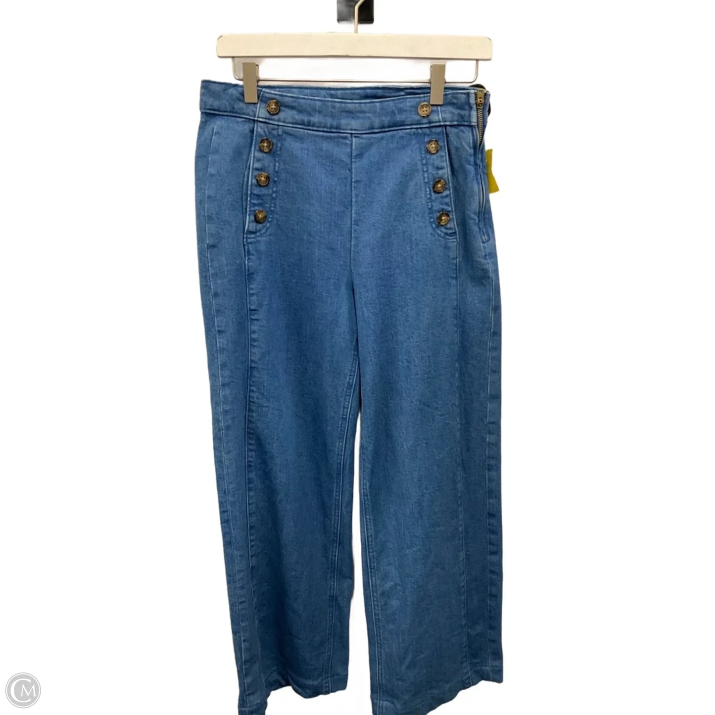 Jeans Wide Leg By Old Navy In Blue Denim, Size: 6