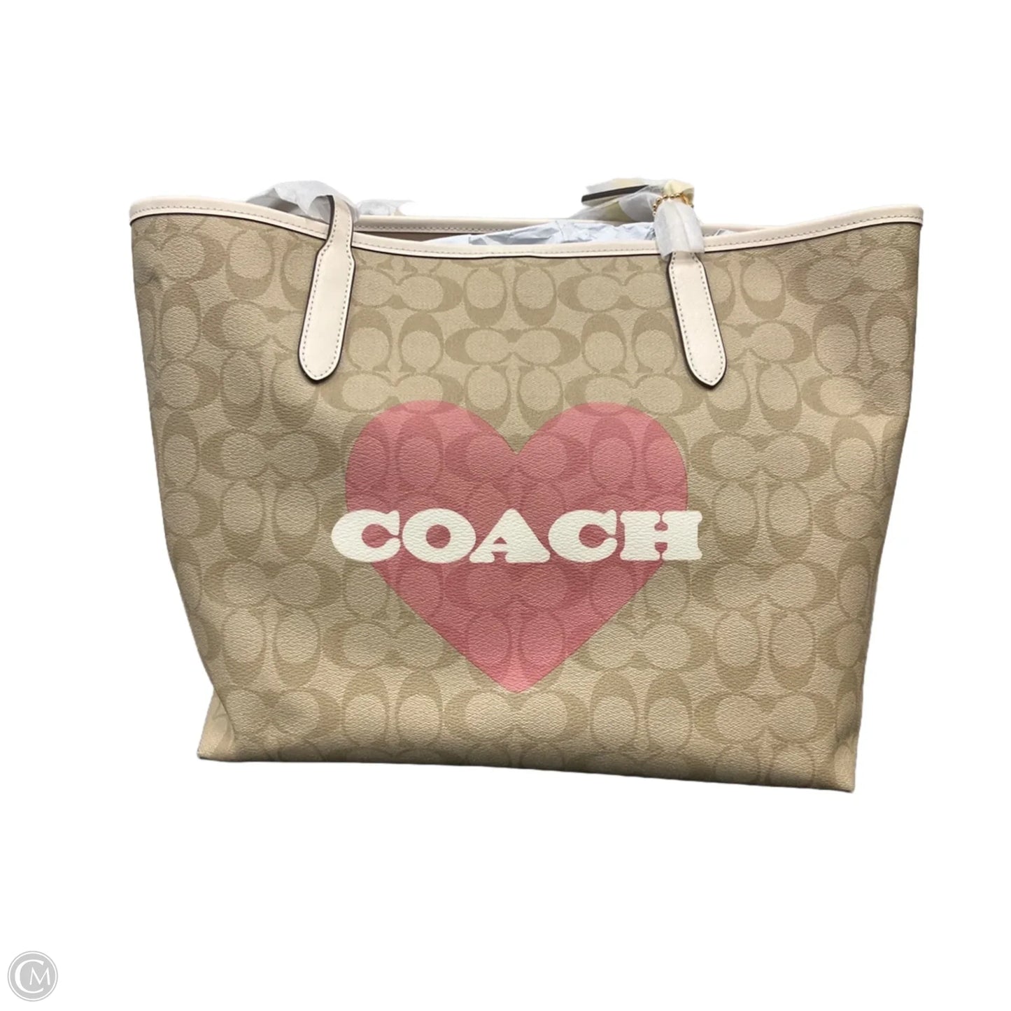 Tote Designer By Coach, Size: Large