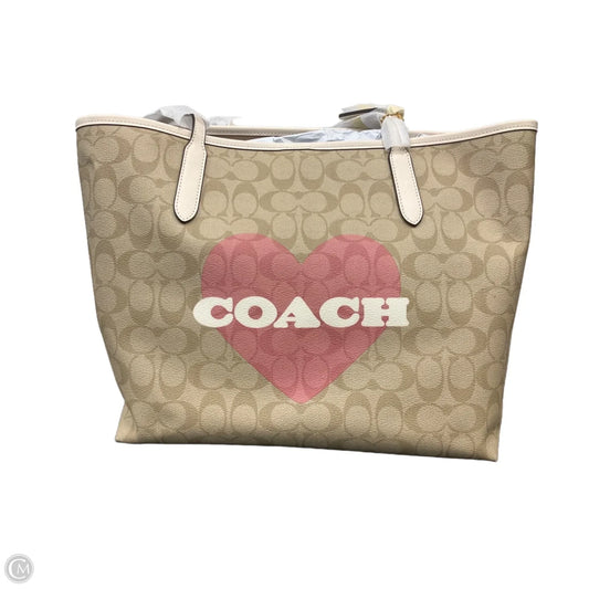 Tote Designer By Coach, Size: Large