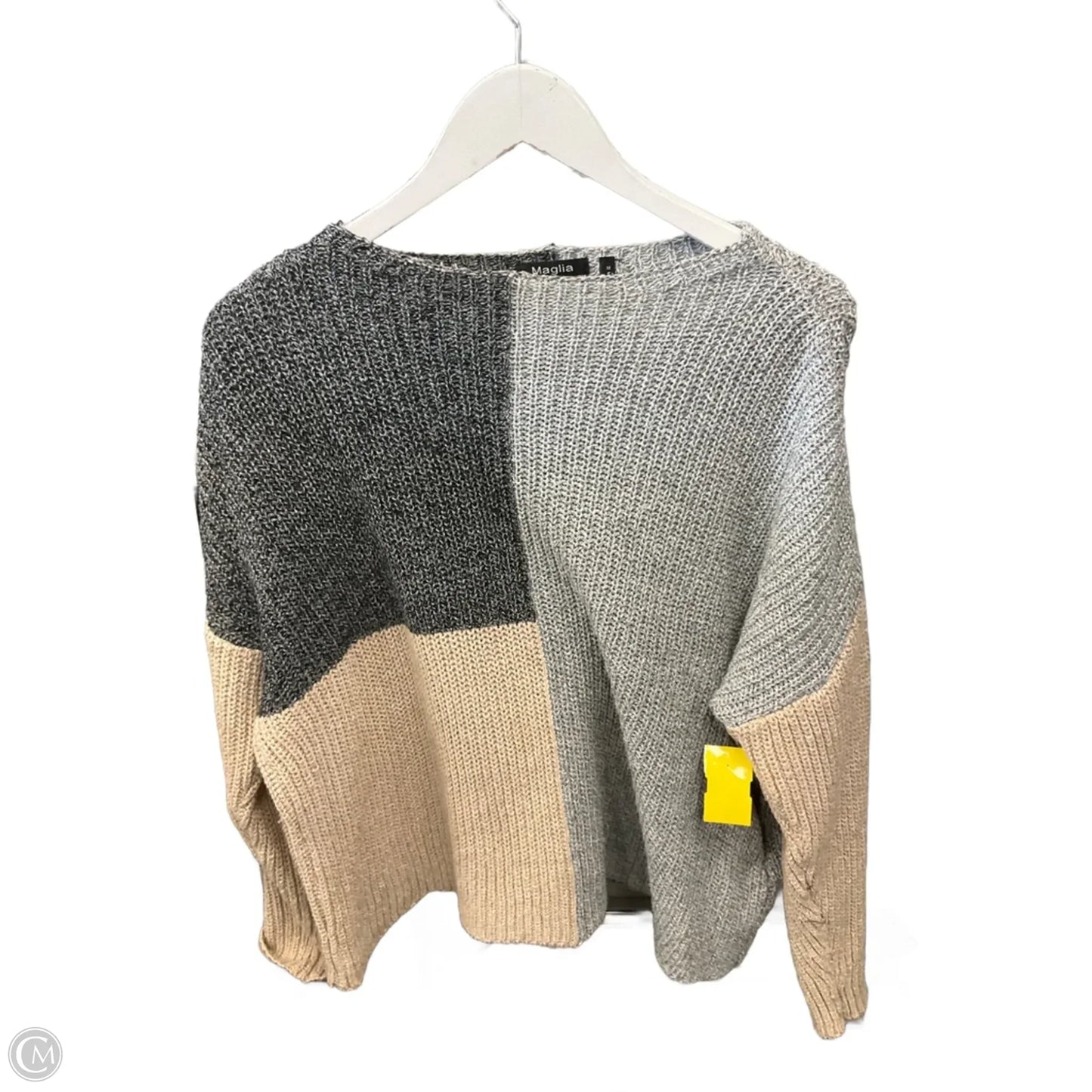 Sweater By Clothes Mentor In Grey, Size: M