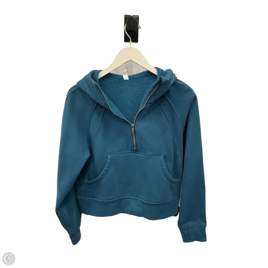 Sweatshirt Hoodie By Clothes Mentor In Blue, Size: S