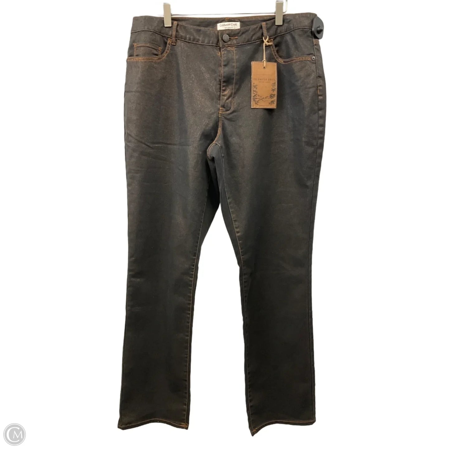 Jeans By Coldwater Creek In Gold, Size: 16