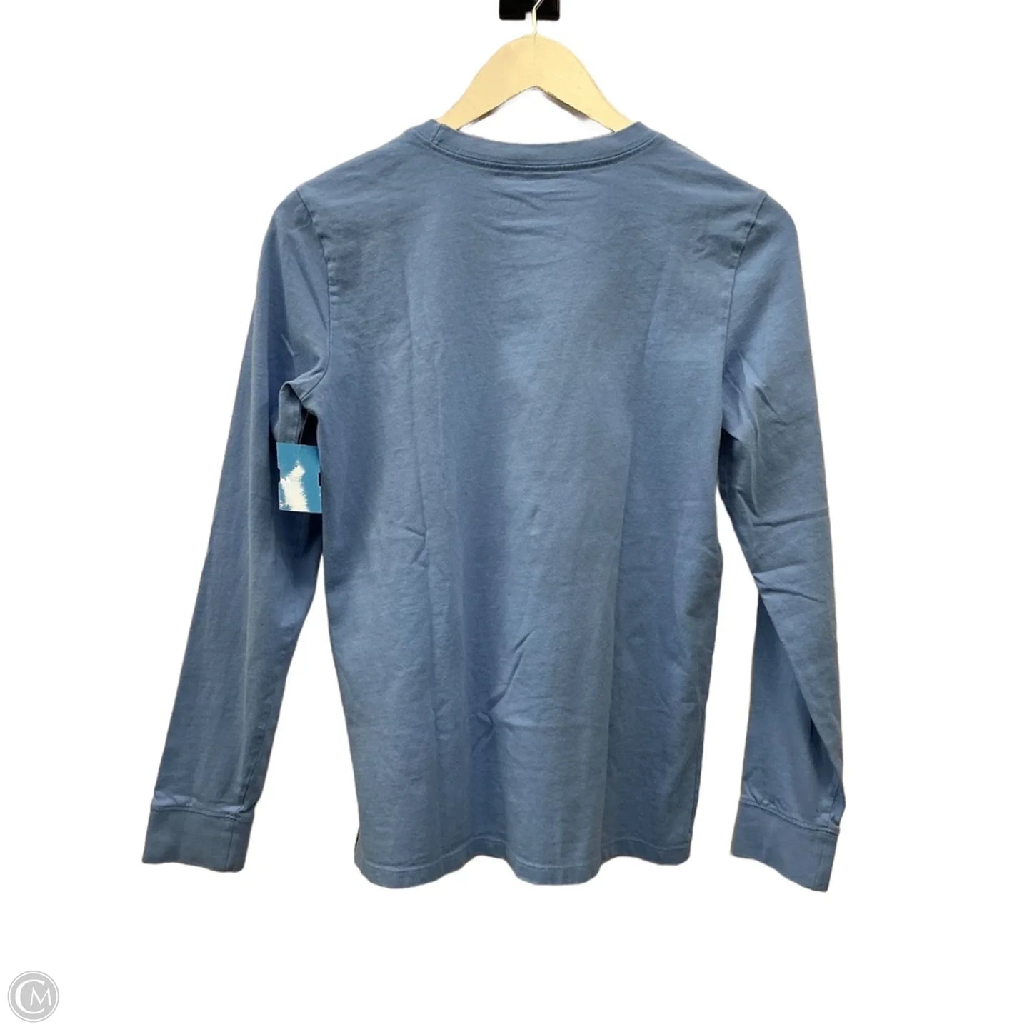 Top Long Sleeve By Life Is Good In Blue, Size: S