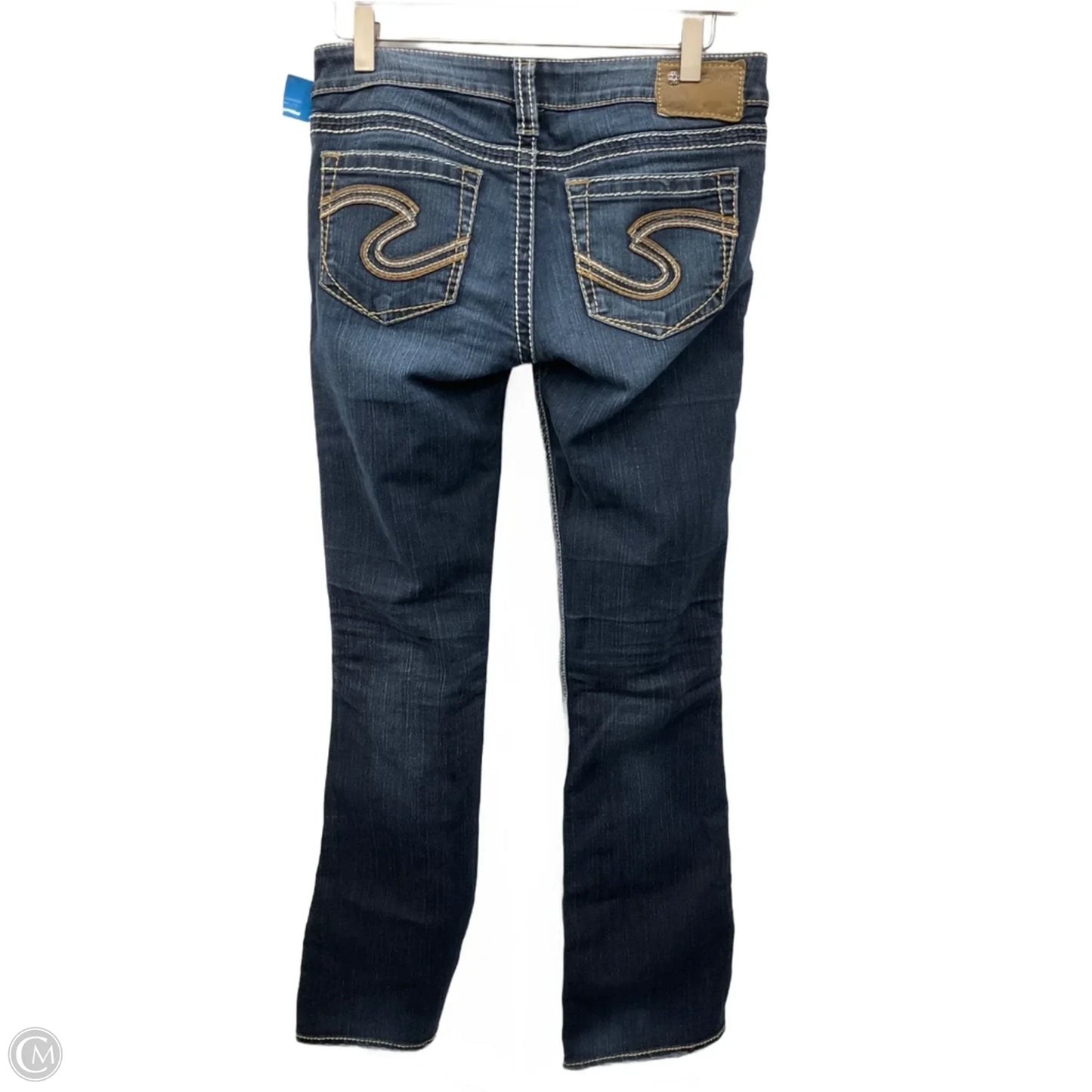 Jeans Boot Cut By Silver In Blue Denim, Size: 6