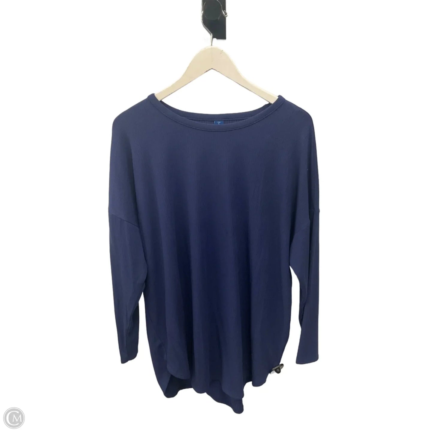 Top Long Sleeve Basic By Old Navy In Navy, Size: Xl