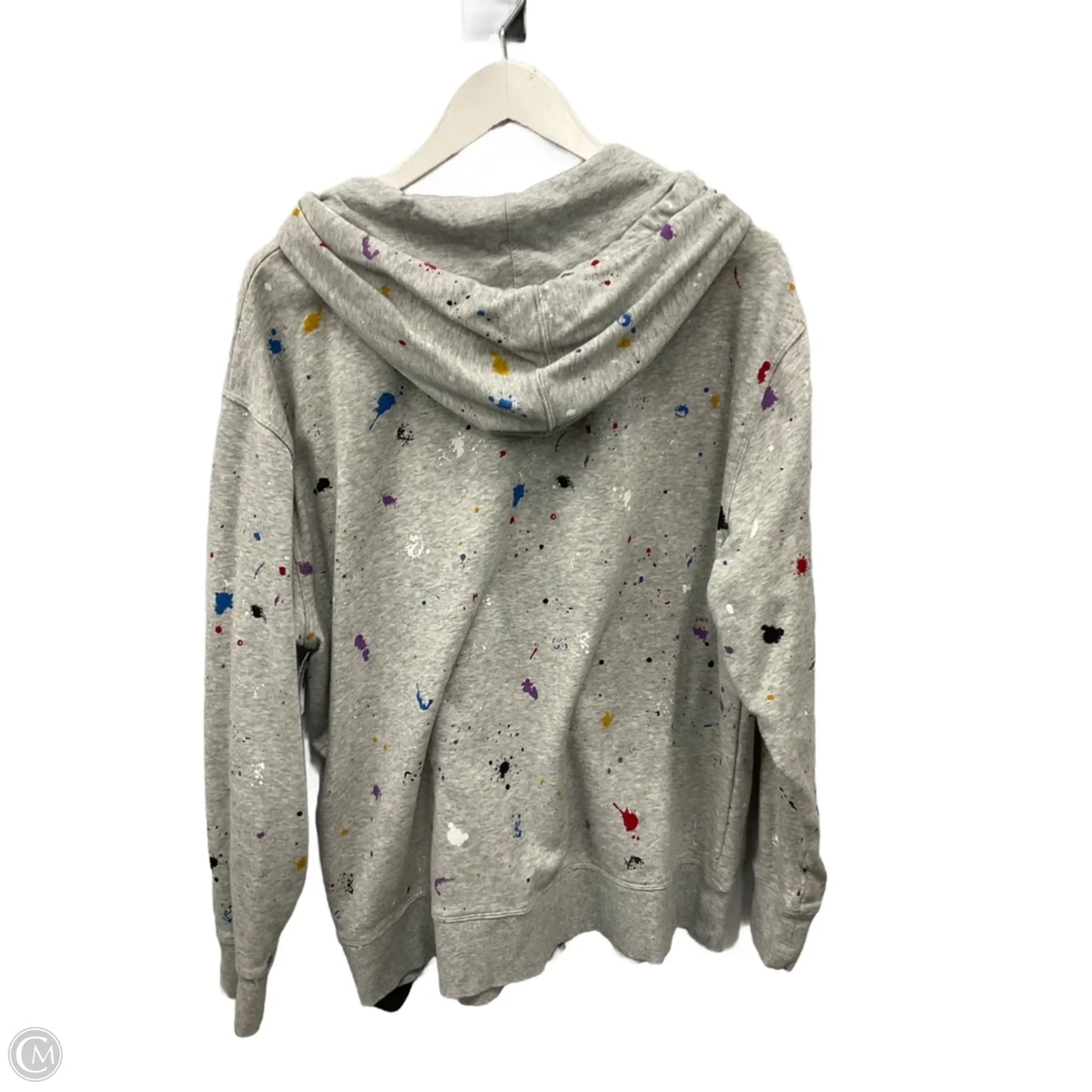 Sweatshirt Hoodie By Champion In Grey, Size: 2x