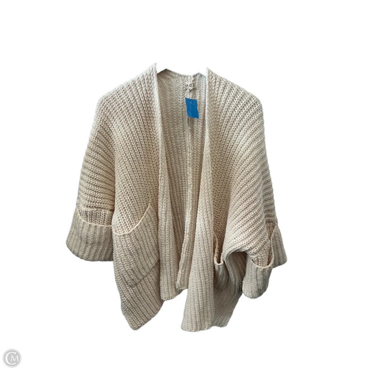 Sweater Cardigan By Pol In Cream, Size: M