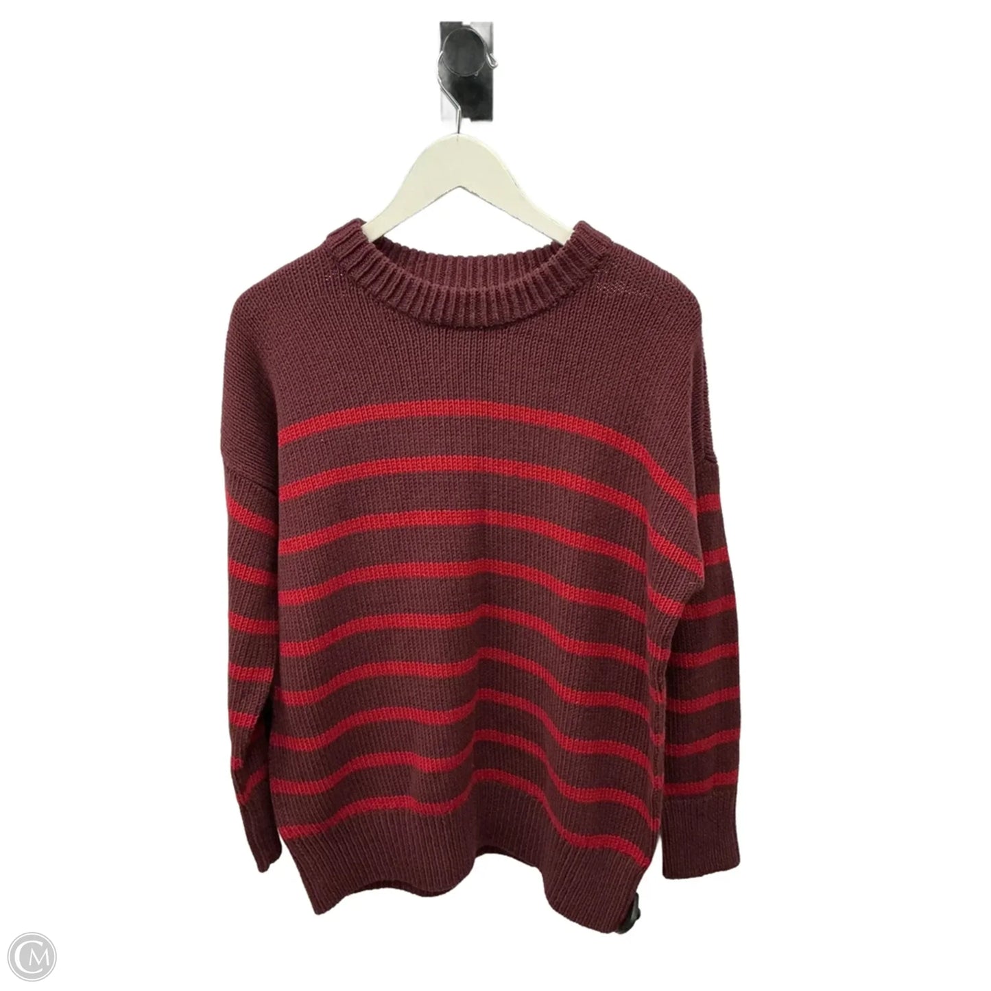 Sweater By Loft In Maroon, Size: M
