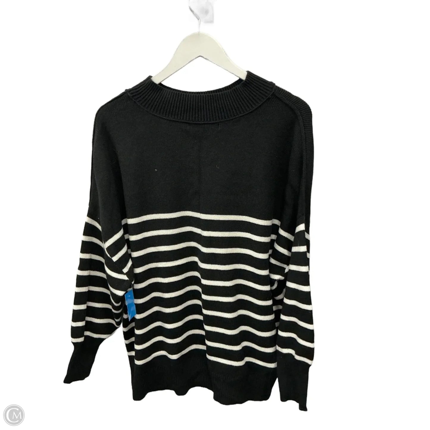 Sweater By Zesica In Black & White, Size: L