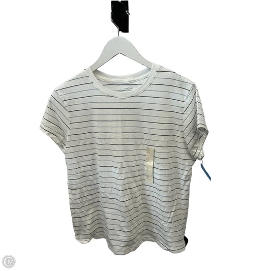 Top Short Sleeve Basic By Universal Thread In White, Size: M