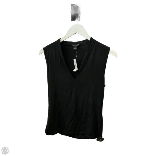 Top Sleeveless Basic By Ann Taylor In Black, Size: M