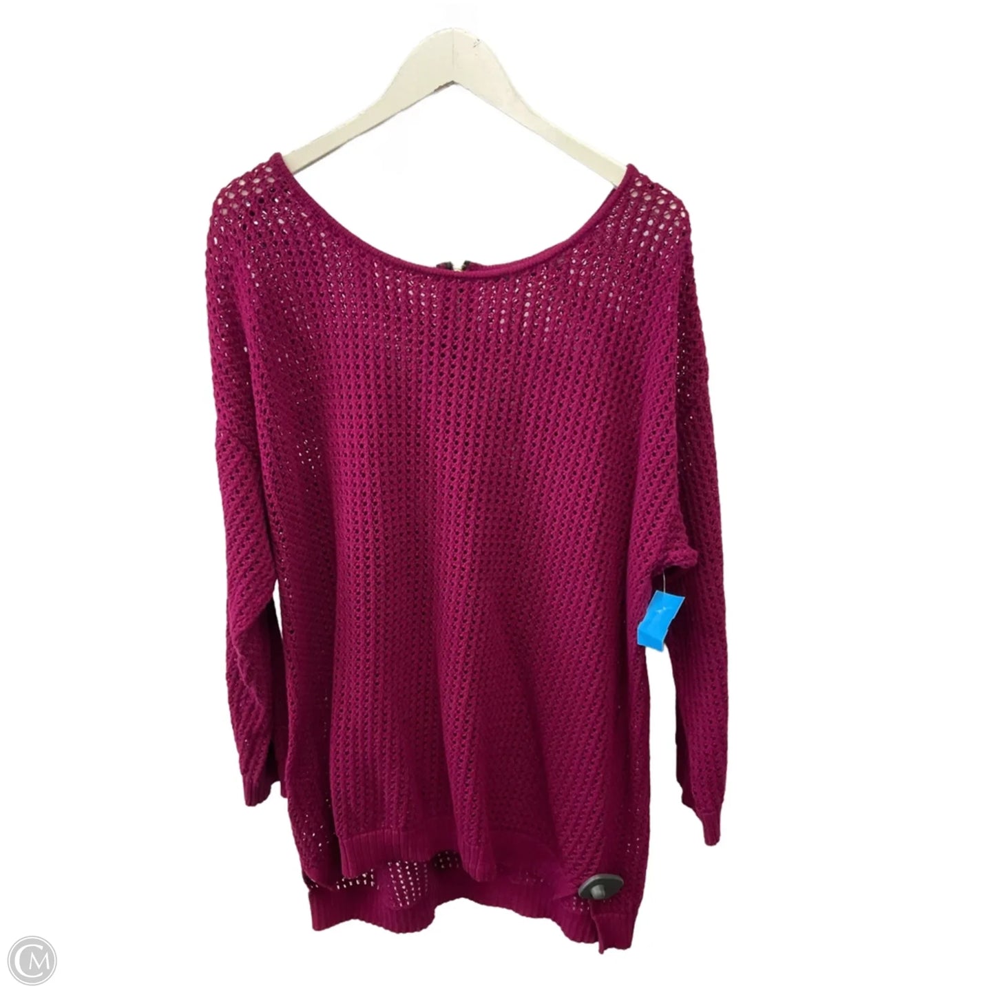 Sweater By Jeanne Pierre In Purple, Size: 3x