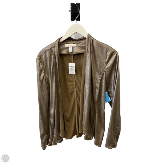 Blazer By Chicos In Gold, Size: M