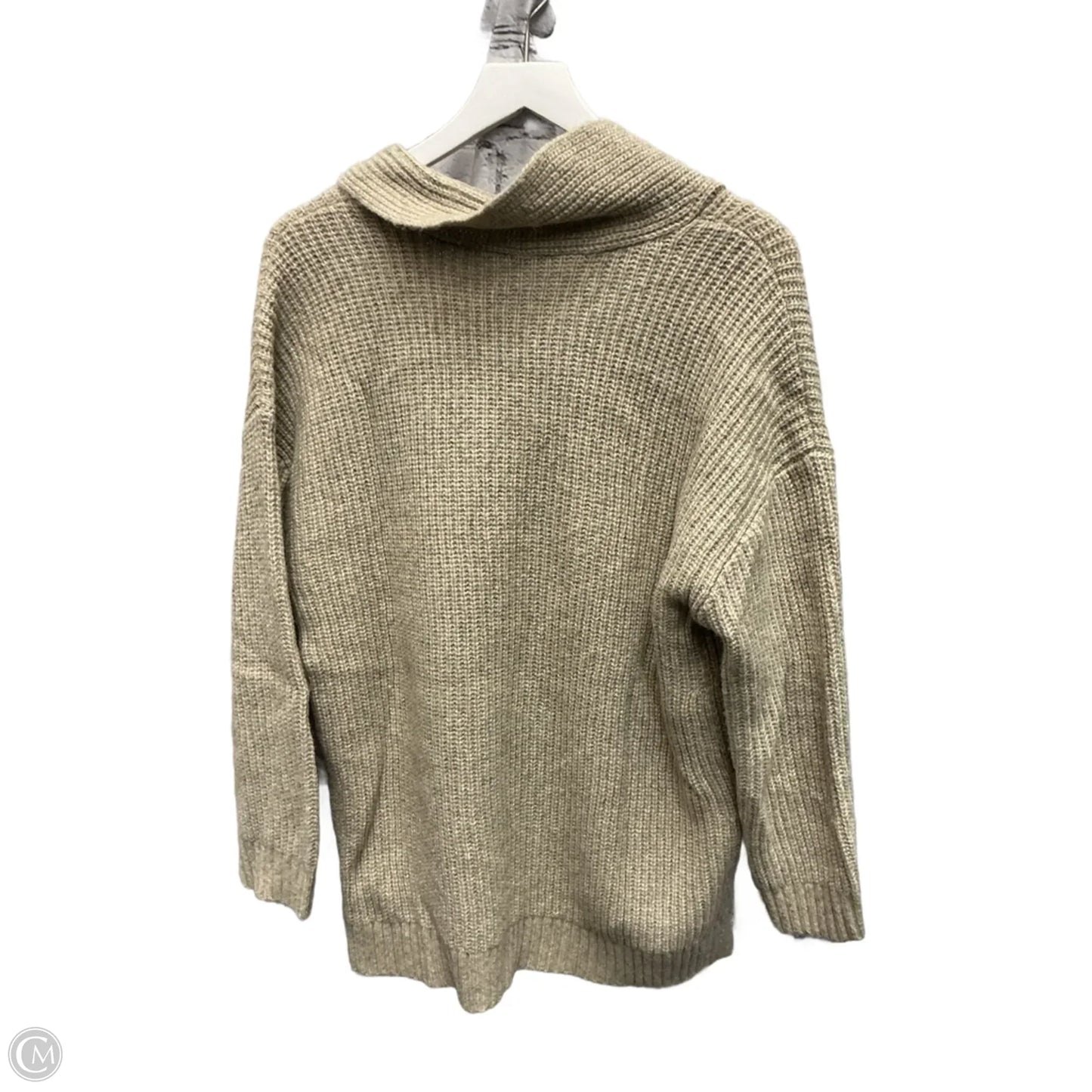 Sweater By Talbots In Tan, Size: L