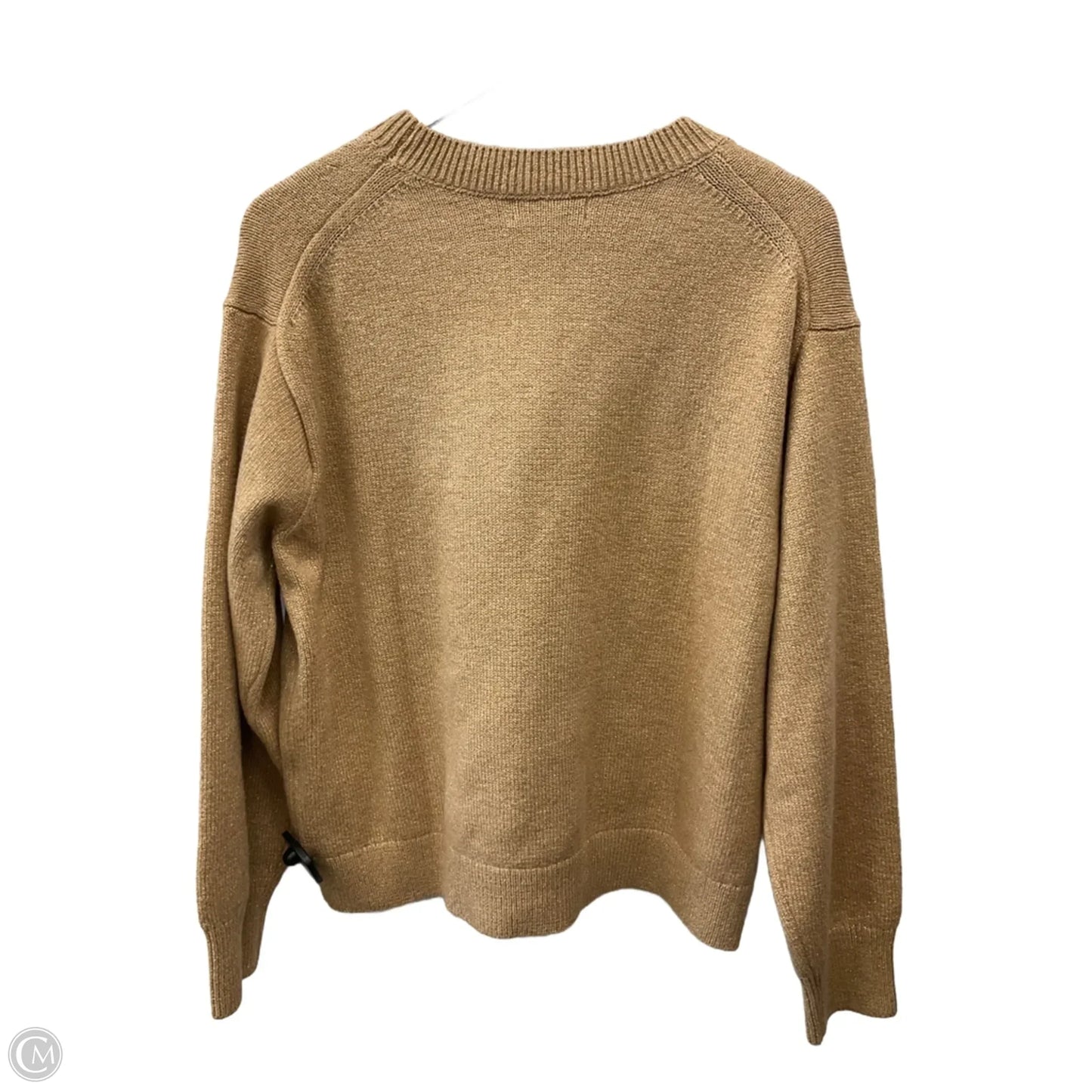 Sweater By Banana Republic In Gold, Size: L