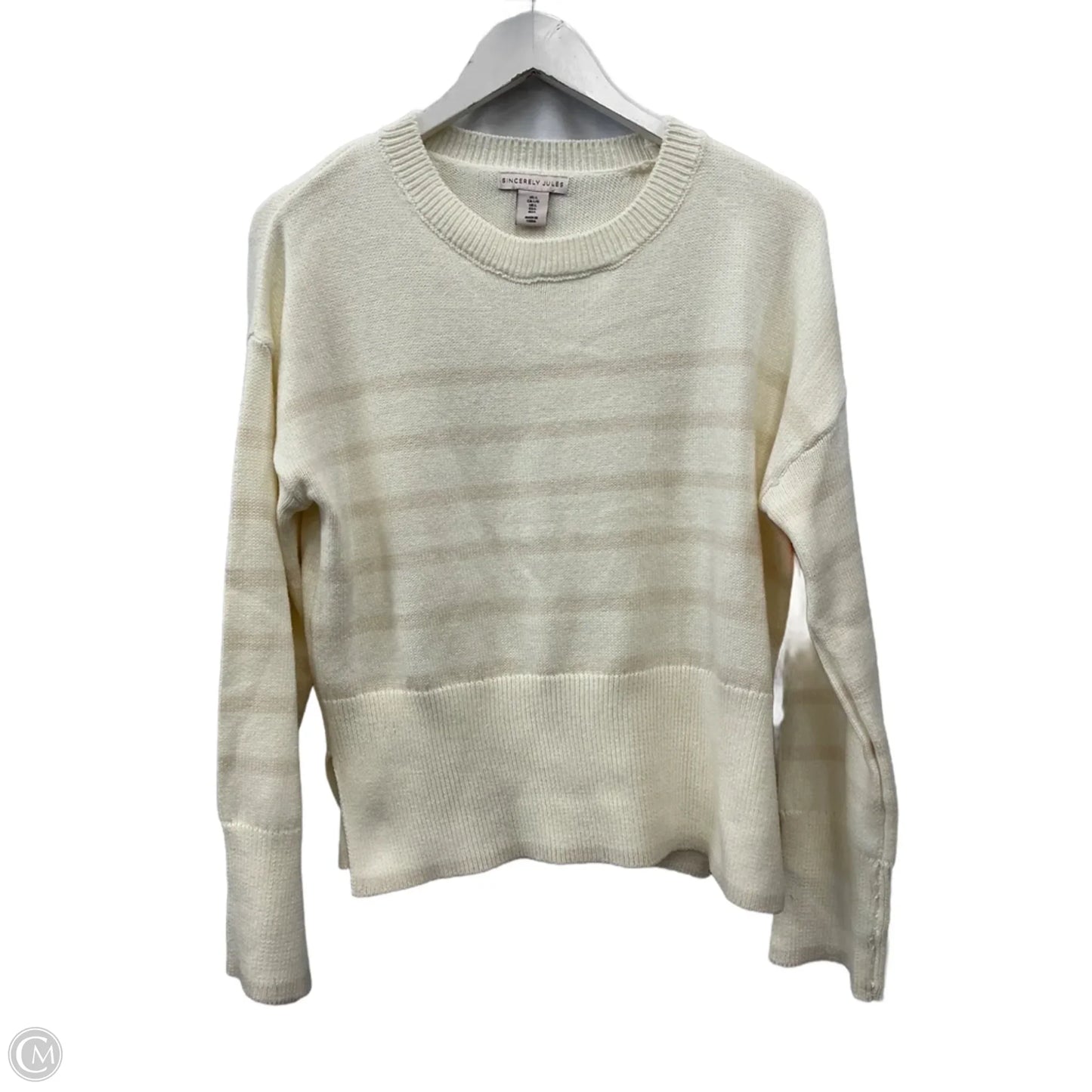 Sweater By Sincerely Jules In Cream, Size: L