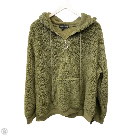 Top Long Sleeve By Derek Heart In Green, Size: 3x