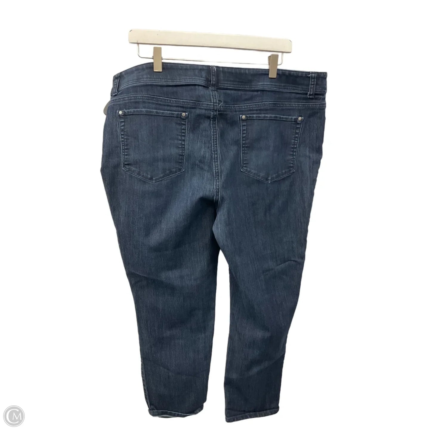 Jeans Boot Cut By Chicos In Blue Denim, Size: 16