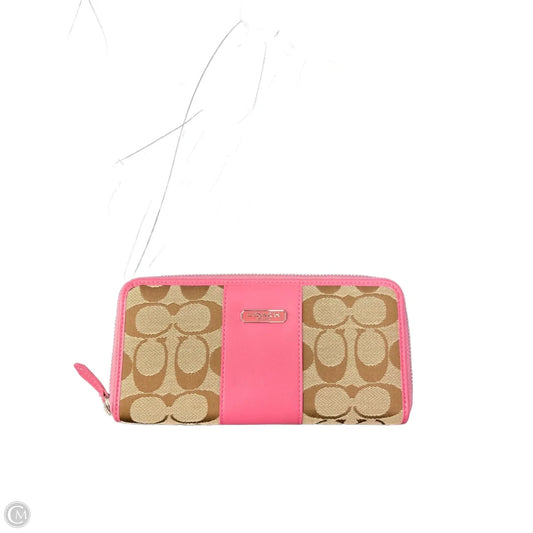Wallet Designer By Coach, Size: Large