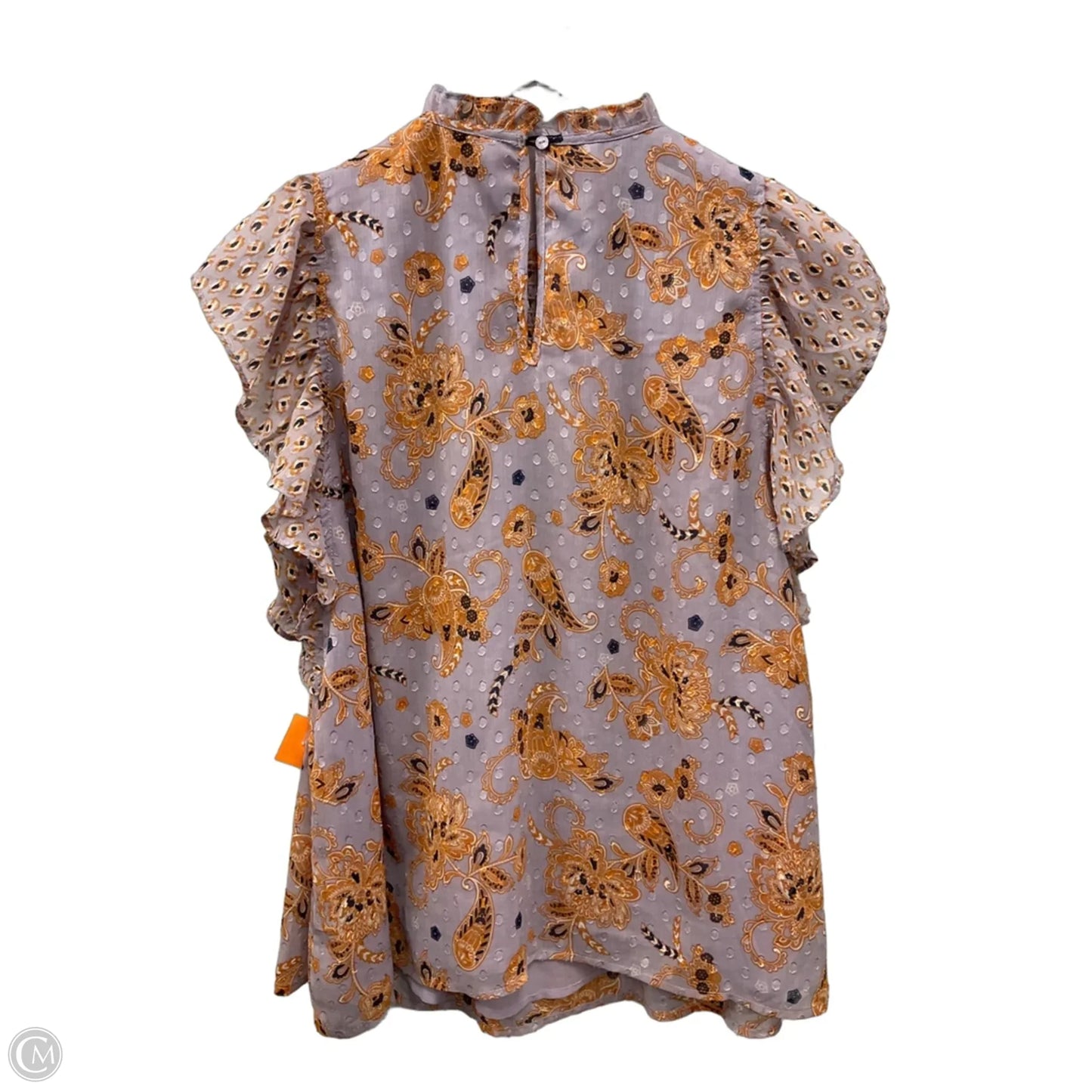 Top Short Sleeve By Maison Damelie In Purple, Size: L