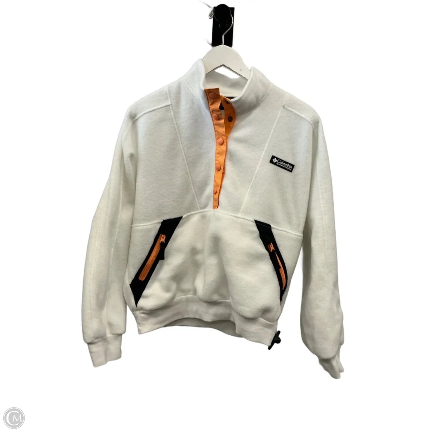 Jacket Fleece By Columbia In White, Size: M