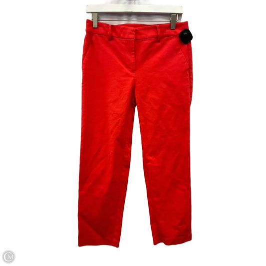 Pants Cropped By Loft In Orange, Size: 2