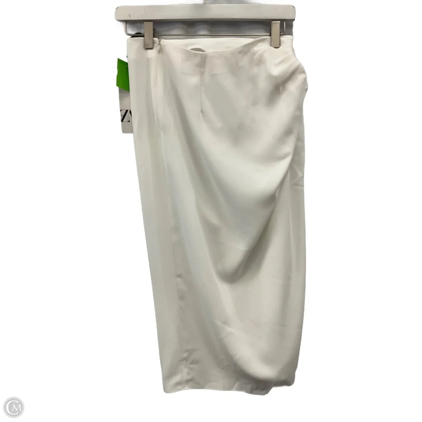 Skirt Midi By Zara In White, Size: 0