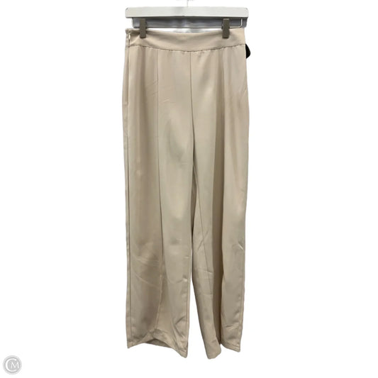 Pants Wide Leg By Shein In Cream, Size: 4p