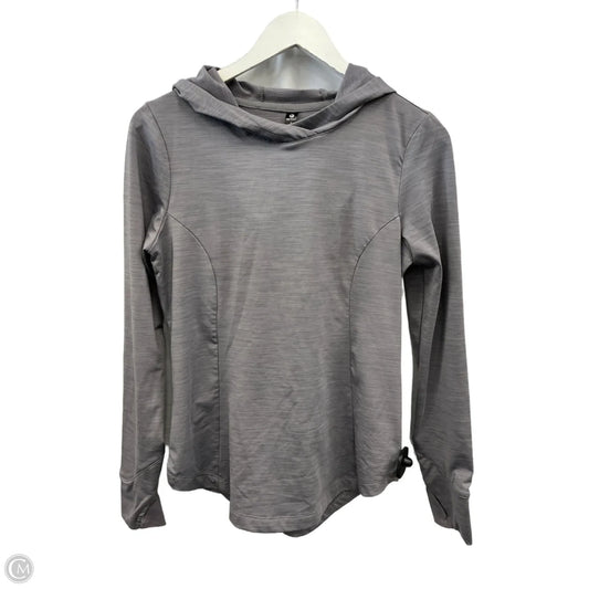 Athletic Top Long Sleeve Hoodie By 90 Degrees By Reflex In Purple, Size: S