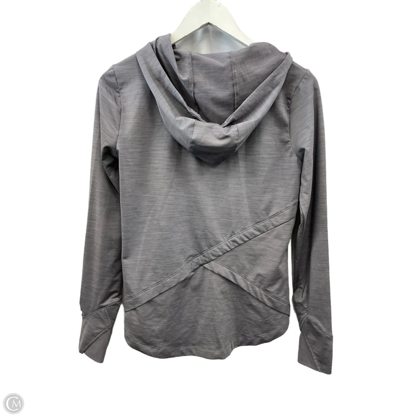 Athletic Top Long Sleeve Hoodie By 90 Degrees By Reflex In Purple, Size: S