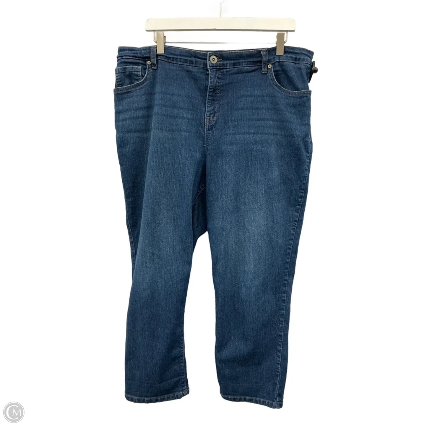 Capris By Style And Company In Blue Denim, Size: 18