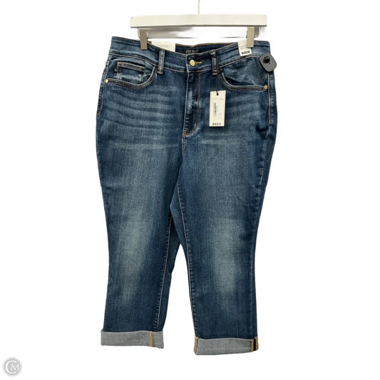 Capris By Judy Blue In Blue Denim, Size: 16