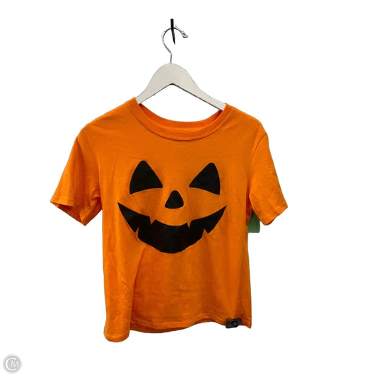 Top Short Sleeve Basic By Zoe And Liv In Orange, Size: M