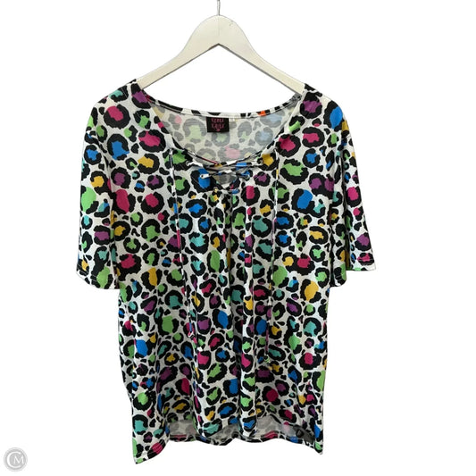Top Short Sleeve By Clothes Mentor In Multi-colored, Size: Xxl